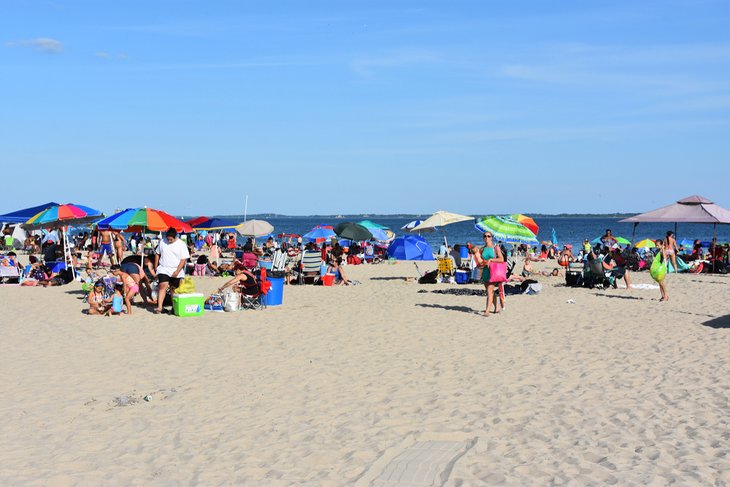 Ocean Beach in New London, Connecticut