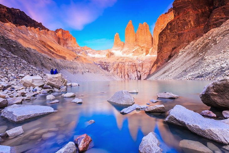 Sunrise at Torres del Paine National Park, Chile