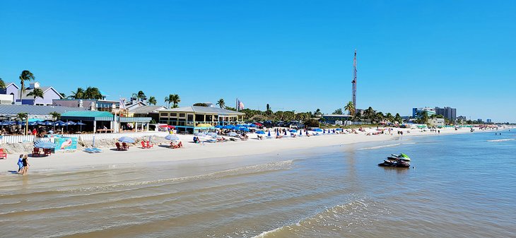 Fort Myers Beach beside pier