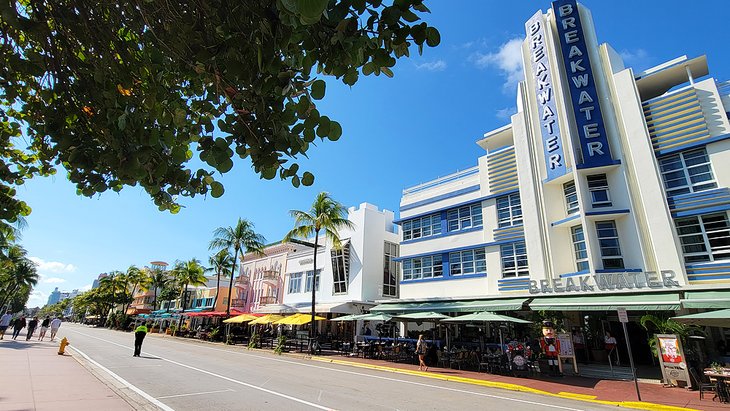 Art Deco buildings in Miami Beach