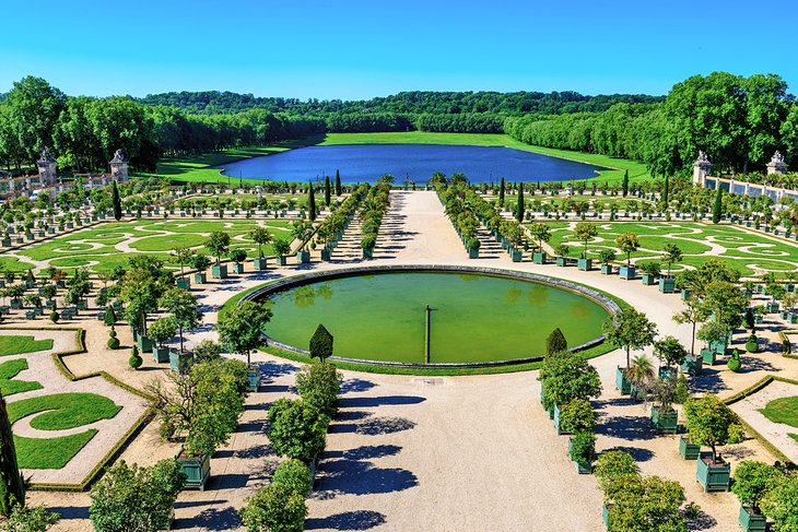 The Versailles Orangerie in Les Jardins