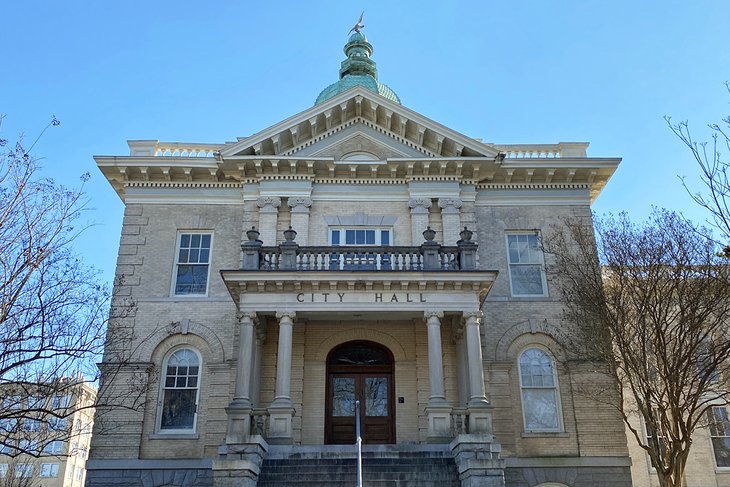 City Hall in Downtown Athens