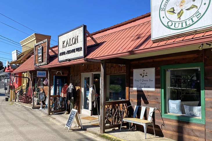 Shops in Downtown Blue Ridge