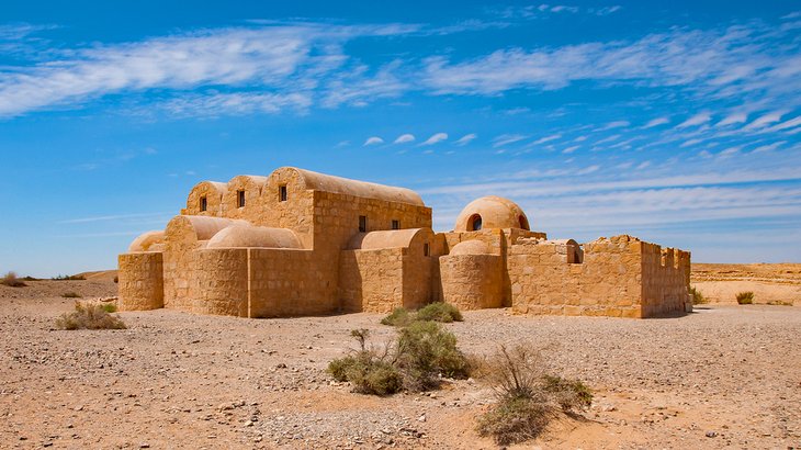 Quseir Amra, a desert castle in Jordan