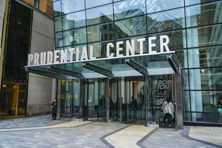 Entrance to the Prudential Center