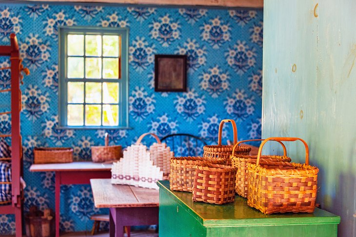 Old house interior in Old Sturbridge Village