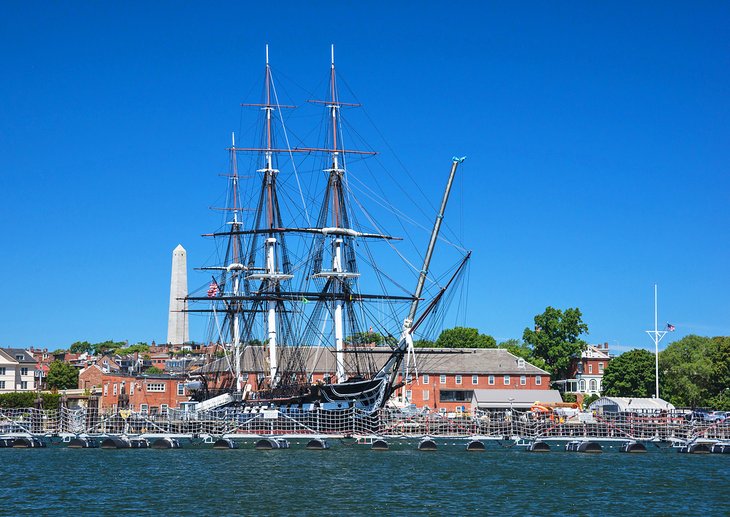 USS Constitution and Bunker Hill Monument