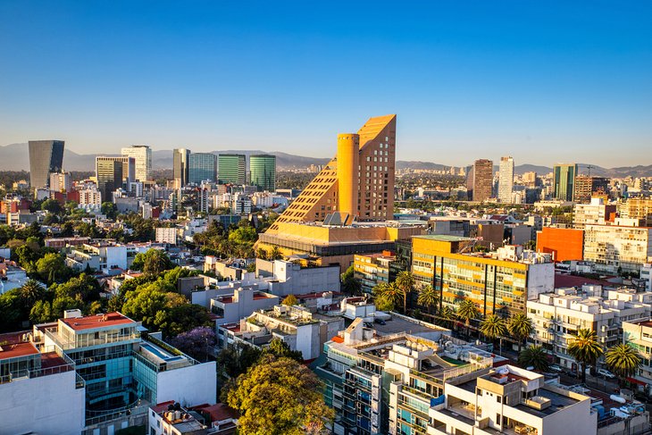 Sunrise in Polanco, Mexico City