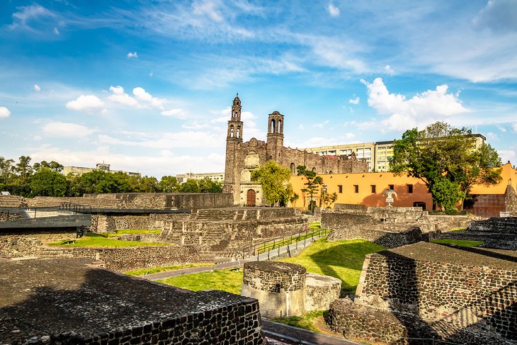 The Square of the Three Cultures and Santiago de Tlatelolco