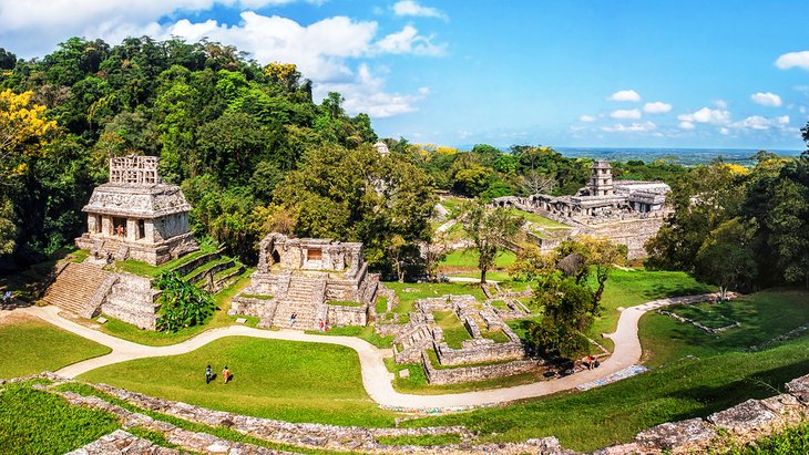 Mayan ruins in Palenque, Chiapas