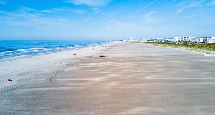 Aerial view of Wildwood Crest Beach