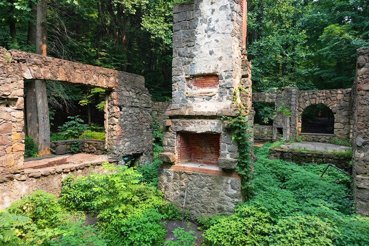 Ruins of the Old Cornish Estate in Hudson Highlands State Park