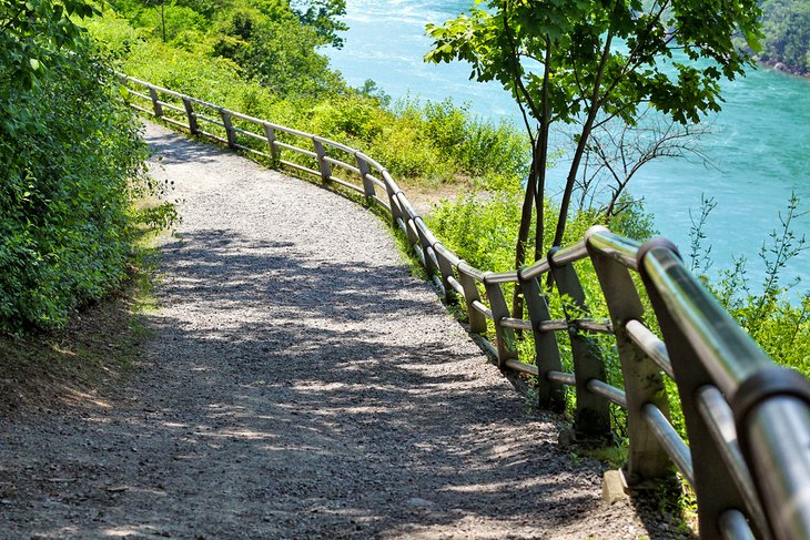 Niagara Gorge Trail in Whirlpool State Park, Niagara Falls, NY