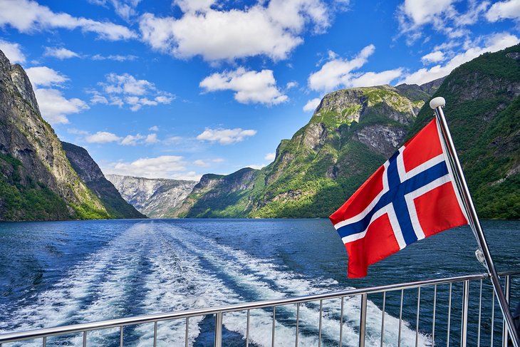 Cruise in Nærøyfjord, Norway
