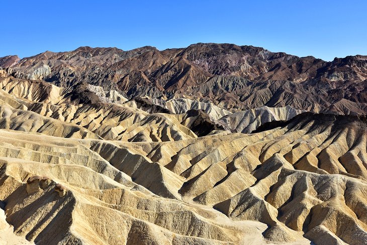 Zabriskie Point in Death Valley