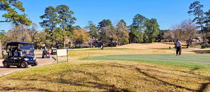 Golfing in Conroe