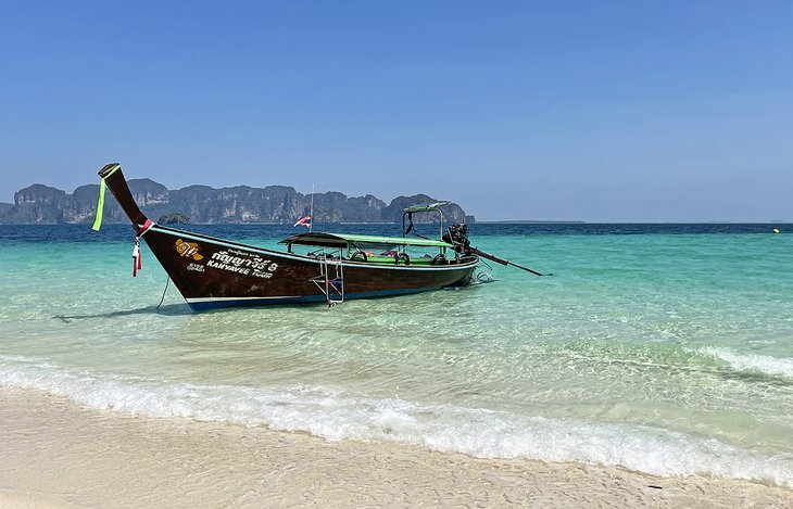 Boat on shore, Koh Poda
