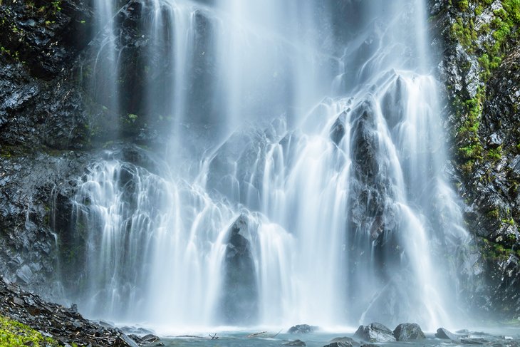 Bridal Veil Falls in Keystone Canyon