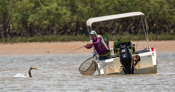 Barra fishing in Darwin
