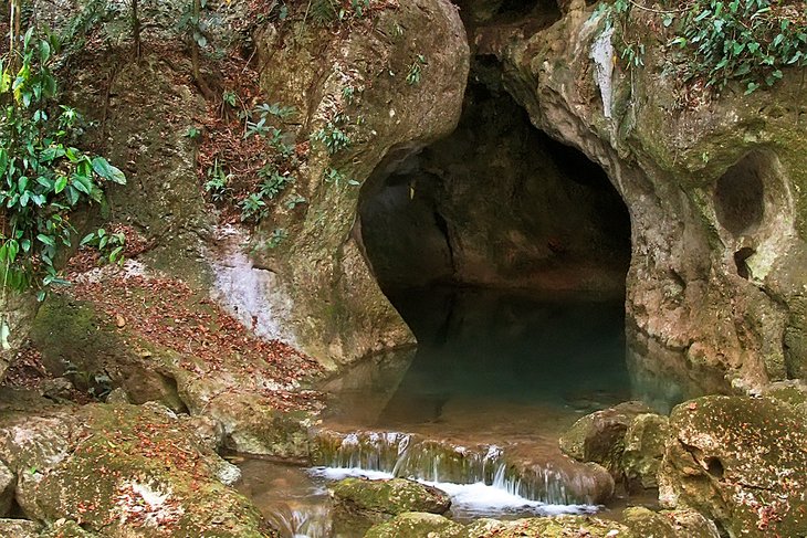 Entrance to Actun Tunichil Muknal Cave in Belize