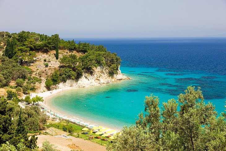 Tsamadou Beach on Samos Island