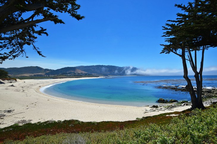 View over Carmel River State Beach