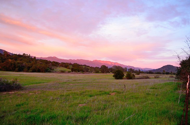 Sunset at the Ojai Meadows Preserve
