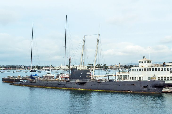 Submarine at the Maritime Museum of San Diego