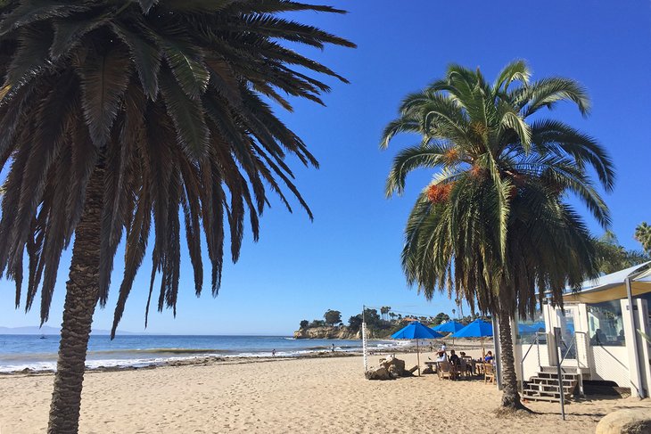 Shoreline Beach Cafe on Leadbetter Beach