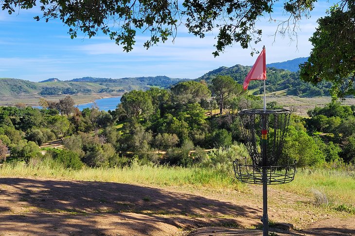 Disc golf course at Lake Casitas