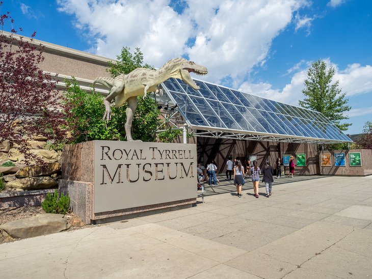 Entrance to the Royal Tyrrel Museum