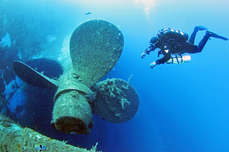 Diving the Zenobia wreck