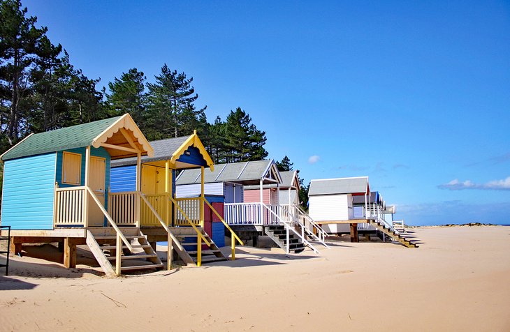 Beach huts at Wells-next-the-Sea
