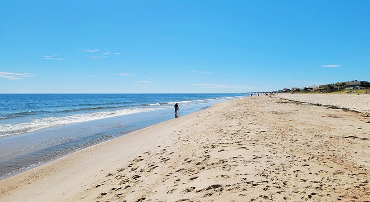 A beach on St. George Island near the Cape St. George Lighthouse