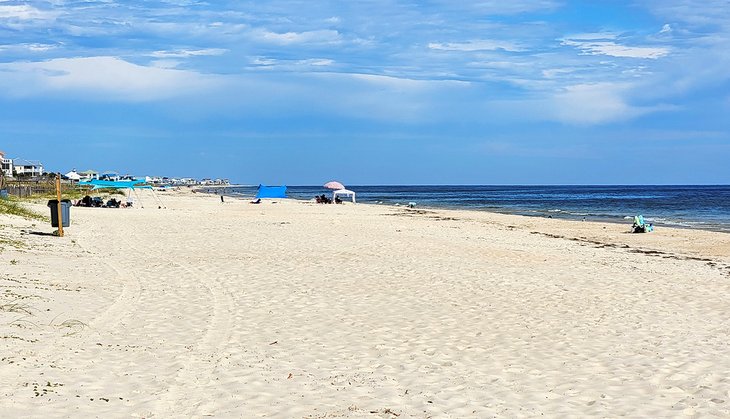 The beach near Cape St. George Lighthouse