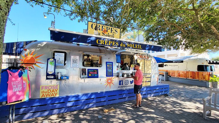 A food truck in Seaside