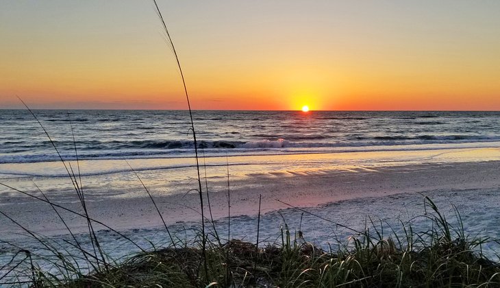 Sunset on Little Gasparilla Island