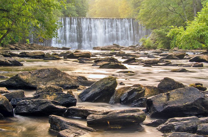 Vickery Creek in Roswell, Georgia