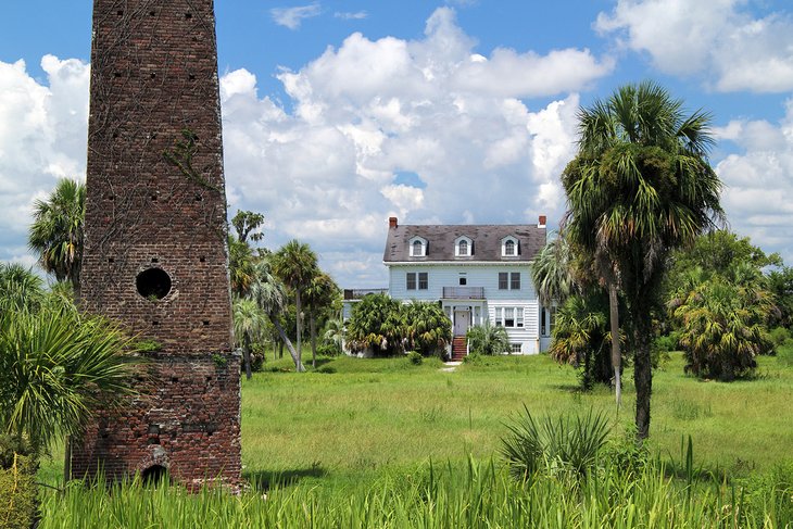 Pierce Butler Plantation on Butler Island in Darien, Georgia