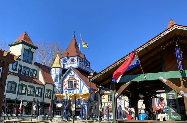 Bavarian-style buildings in Helen