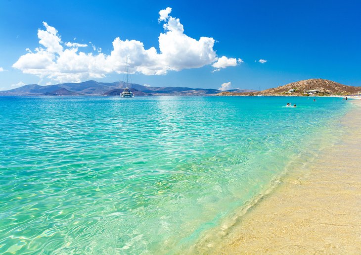 Paradise Beach on Naxos