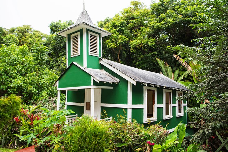 Ierusalema Hou Church in Halawa Valley, Molokai Island