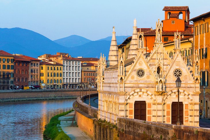 Late afternoon in Pisa, Italy