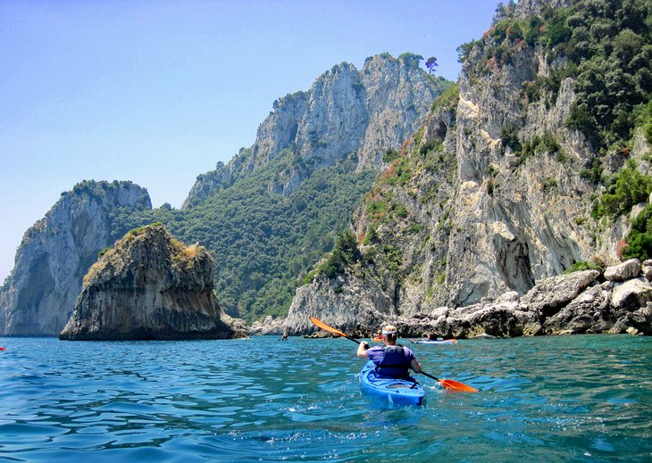 Kayaking the Punta Campanella Natural Marine Reserve