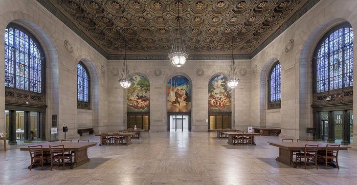 Adam Strohm Hall, Detroit Public Library