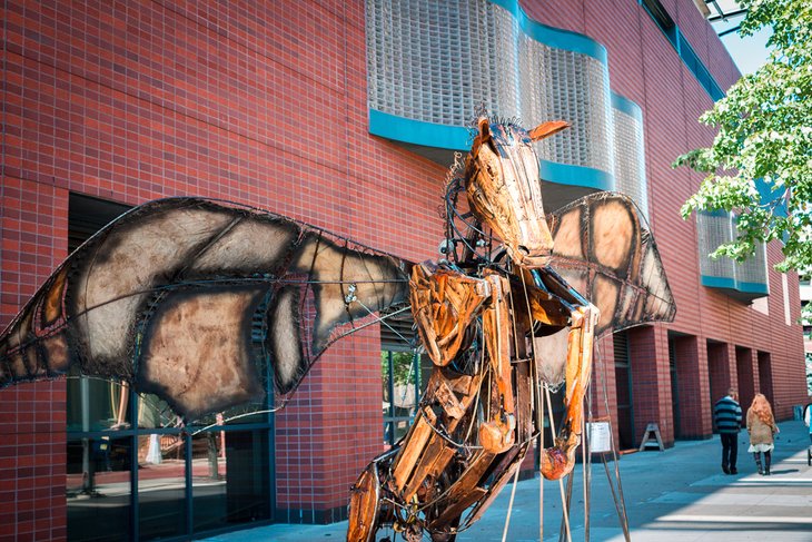 Sculpture in Grand Rapids during ArtPrize