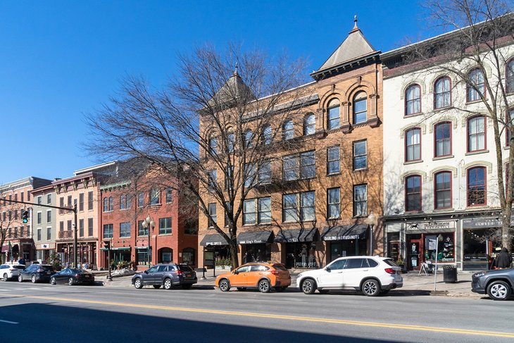 Broadway in downtown Saratoga Springs