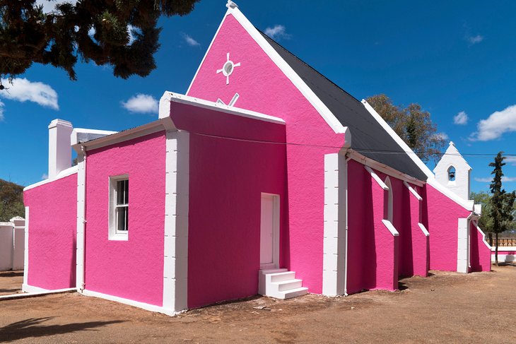 Colorful church in Matjiesfontein