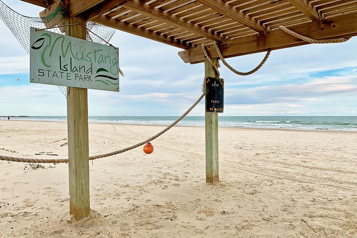 Mustang Island State Park Beach