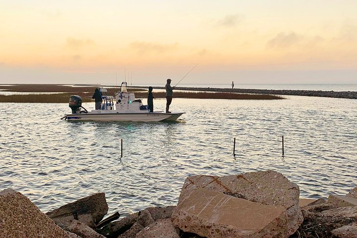 Fishing in Galveston